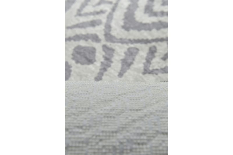 Entrematta Blome 80x300 cm - Grå/Sammet - Textil & mattor - Matta - Modern matta - Gångmatta