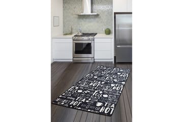 Entrematta Calenta 80x300 cm - Svart/Sammet - Textil & mattor - Matta - Modern matta - Gångmatta