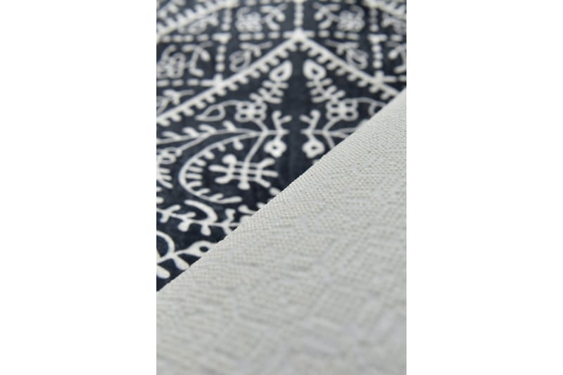 Entrematta Hemangie 80x300 cm - Svart/Sammet - Textil & mattor - Matta - Modern matta - Gångmatta