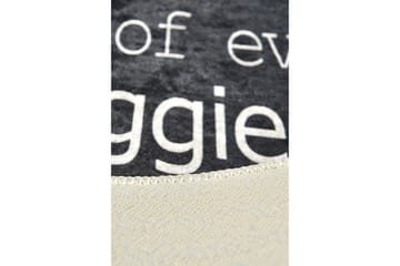 Entrematta Konyha 100x300 cm - Svart/Sammet - Textil & mattor - Matta - Modern matta - Gångmatta