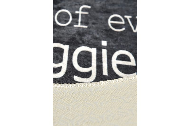 Entrematta Konyha 100x300 cm - Svart/Sammet - Textil & mattor - Matta - Modern matta - Gångmatta