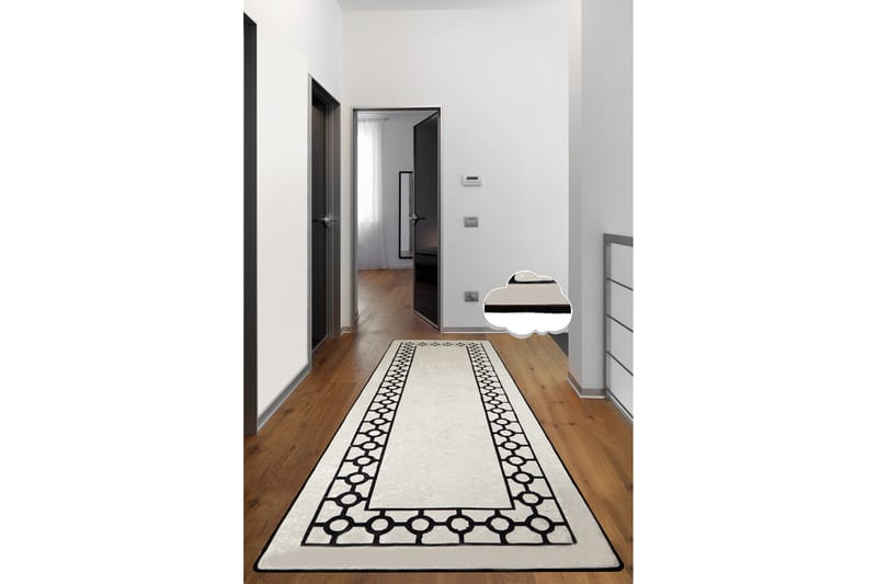 Gångmatta Jatan 80x300 cm Rektangulär - Ecru - Textil & mattor - Matta - Modern matta - Gångmatta
