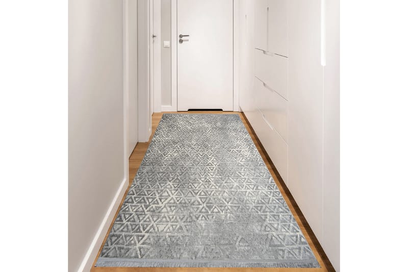 Gångmatta Naveena 80x500 cm Rektangulär - Grå/Creme - Textil & mattor - Matta - Modern matta - Gångmatta