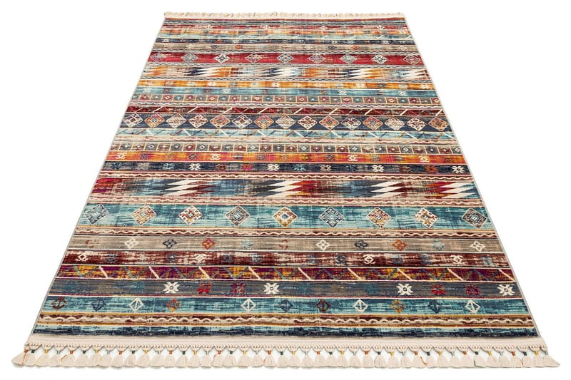 Gångmatta Noriko 80x150 cm Rektangulär - Flerfärgad - Textil & mattor - Matta - Modern matta - Friezematta
