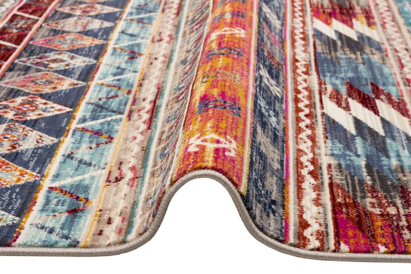 Gångmatta Noriko 80x150 cm Rektangulär - Flerfärgad - Textil & mattor - Matta - Modern matta - Friezematta