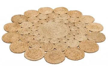 Gångmatta Norti 150x150 cm Rektangulär - Beige - Textil & mattor - Matta - Modern matta - Gångmatta