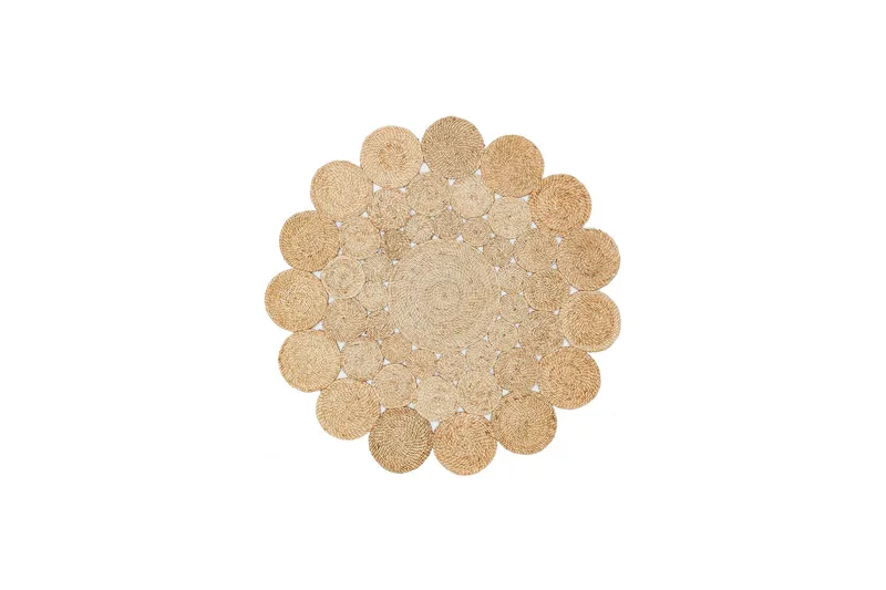 Gångmatta Norti 150x150 cm Rektangulär - Beige - Textil & mattor - Matta - Modern matta - Gångmatta