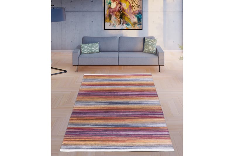 Gångmatta Gary 80x200 Rektangulär - Flerfärgad - Textil & mattor - Matta - Modern matta - Gångmatta