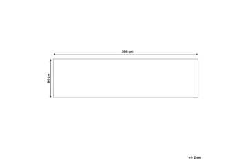 Gångmatta Goller 80x300 cm - Beige - Textil & mattor - Matta - Modern matta - Gångmatta