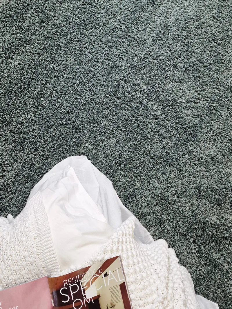 Lounge Gångmatta 80x250 cm Rektangulär - Grön - Textil & mattor - Matta - Modern matta - Ryamatta