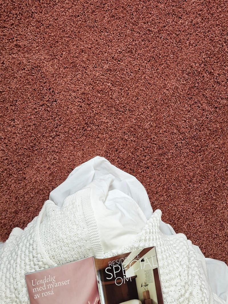 Lounge Gångmatta 80x250 cm Rektangulär - Koppar - Textil & mattor - Matta - Modern matta - Ryamatta