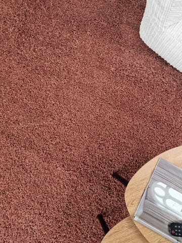 Lounge Gångmatta 80x250 cm Rektangulär - Koppar - Textil & mattor - Matta - Modern matta - Ryamatta