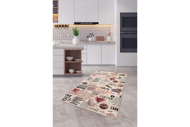 Kouhii Entrematta 100x300 cm - Flerfärgad/Sammet - Textil & mattor - Matta - Modern matta - Gångmatta