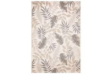 Gångmatta Leaves 78x300 Rektangulär - Grå - Textil & mattor - Matta - Modern matta - Gångmatta