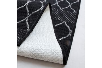 Matta Dawn Foam-2 80x250 cm - Svart - Textil & mattor - Matta - Modern matta - Gångmatta