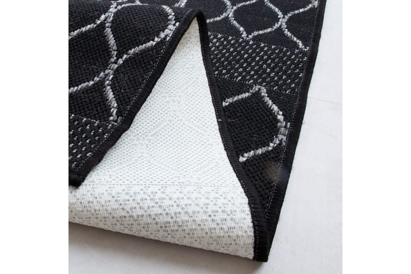 Matta Dawn Foam-2 80x250 cm - Svart - Textil & mattor - Matta - Modern matta - Gångmatta