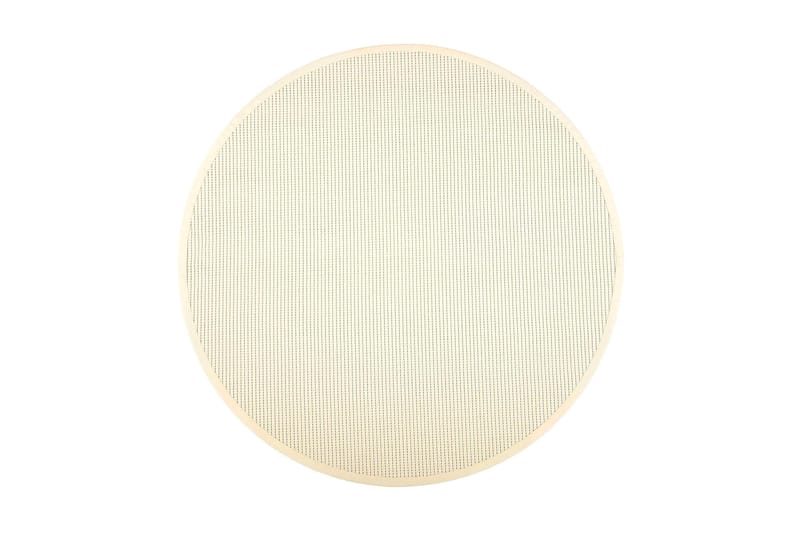 Matta Lyyra2 Rund 133 cm Vit - Vm Carpet - Textil & mattor - Matta - Modern matta - Bomullsmatta