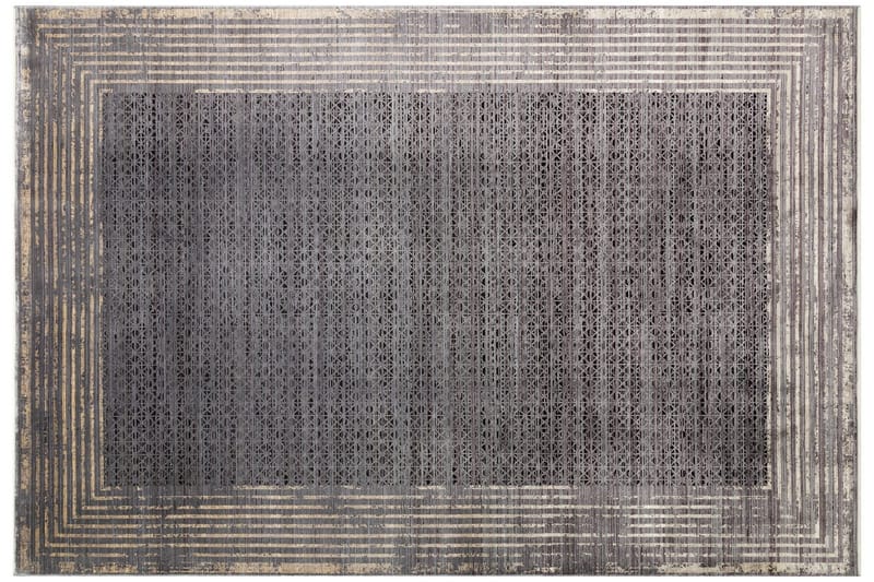 Mhl Gångmatta 100x200 cm Rektangulär - Antracit/Guld - Textil & mattor - Matta - Modern matta - Gångmatta