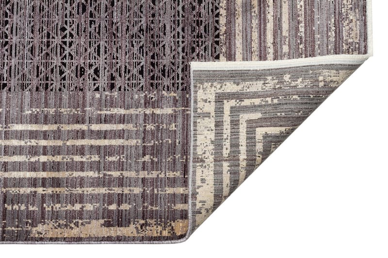 Mhl Gångmatta 100x200 cm Rektangulär - Antracit/Guld - Textil & mattor - Matta - Modern matta - Gångmatta