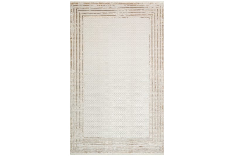 Mhl Gångmatta 100x300 cm Rektangulär - Creme/Guld - Textil & mattor - Matta - Modern matta - Gångmatta