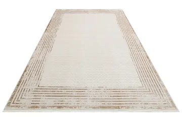 Mhl Gångmatta 100x300 cm Rektangulär - Creme/Guld - Textil & mattor - Matta - Modern matta - Gångmatta