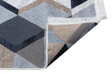 Mihriban Entrematta 80x300 cm - Beige/Svart/Vit/Bomull - Textil & mattor - Matta - Modern matta - Gångmatta