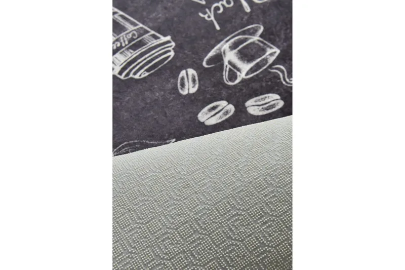 Mikino Entrematta 80x300 cm - Svart/Sammet - Textil & mattor - Matta - Modern matta - Gångmatta