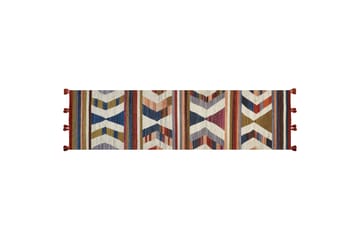 Gångmatta Mrgashat 80x300 cm - Blå - Textil & mattor - Matta - Modern matta - Ullmatta