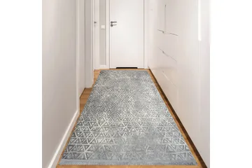 Naveena Gångmatta 100x400 cm Rektangulär - Grå/Creme - Textil & mattor - Matta - Modern matta - Gångmatta