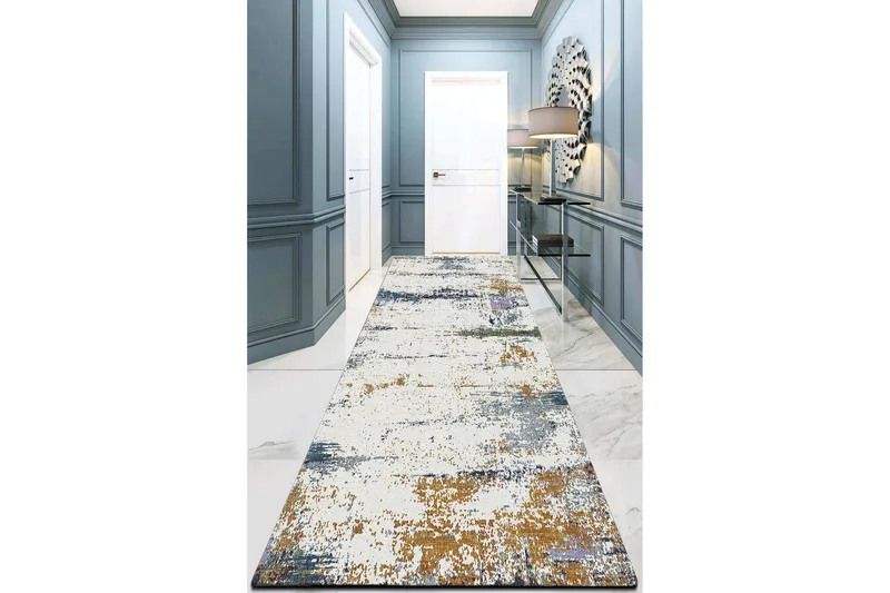 Neelkant Gångmatta 80x200 cm Rektangulär, Flerfärgad