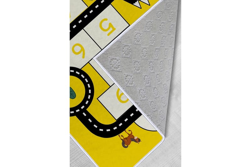 Nonu Gångmatta 100x150 cm Rektangulär - Gul - Textil & mattor - Matta - Modern matta - Gångmatta