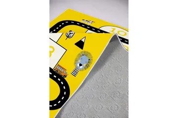 Nonu Gångmatta 100x150 cm Rektangulär - Gul - Textil & mattor - Matta - Modern matta - Gångmatta