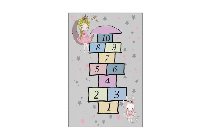 Nooralha Gångmatta 100x150 cm Rektangulär - Flerfärgad - Textil & mattor - Matta - Modern matta - Gångmatta