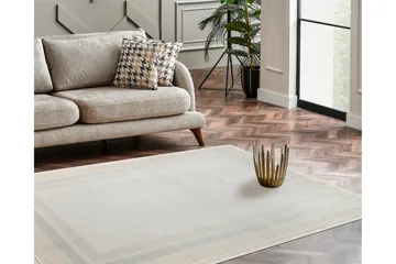 Otohiko Gångmatta 100x200 cm Rektangulär - Creme/Guld - Textil & mattor - Matta - Modern matta - Gångmatta