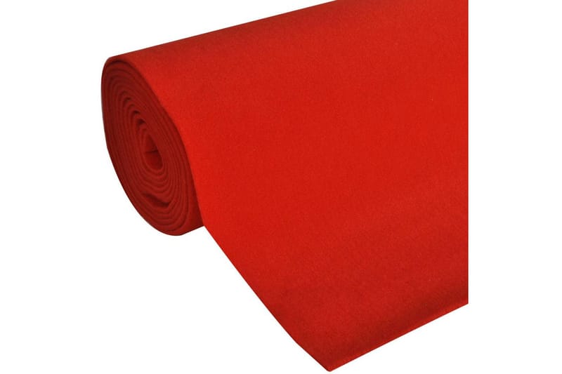 Röda mattan 1x5 m extra tung 400 g/m2 - Röd - Gångmatta
