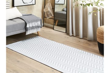 Gångmatta Saikheda 70x200 cm - Svart/Vit - Textil & mattor - Matta - Modern matta - Gångmatta