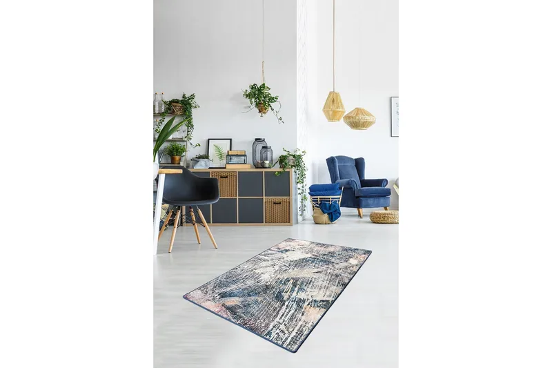 Tahsin Entrematta 100x300 cm - Flerfärgad/Sammet - Textil & mattor - Matta - Modern matta - Gångmatta