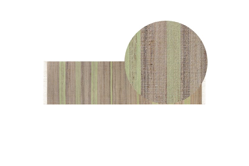 Gångmatta Talpur 80x300 cm - Beige - Textil & mattor - Matta - Modern matta - Jutematta & hampamatta
