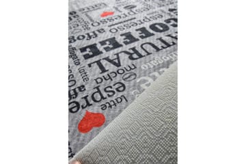 Tugrul Entrematta 100x300 cm - Grå/Sammet - Textil & mattor - Matta - Modern matta - Gångmatta