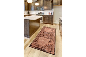 Tugrul Entrematta 80x300 cm - Flerfärgad/Sammet - Textil & mattor - Matta - Modern matta - Gångmatta