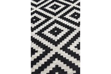 Umukara Entrematta 100x300 cm - Svart/Vit - Textil & mattor - Matta - Modern matta - Gångmatta
