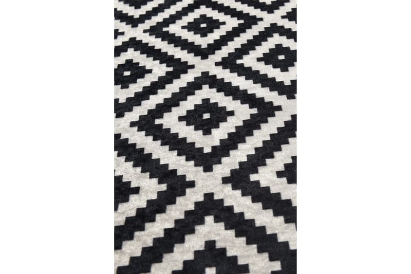 Umukara Entrematta 100x300 cm - Svart/Vit - Textil & mattor - Matta - Modern matta - Gångmatta