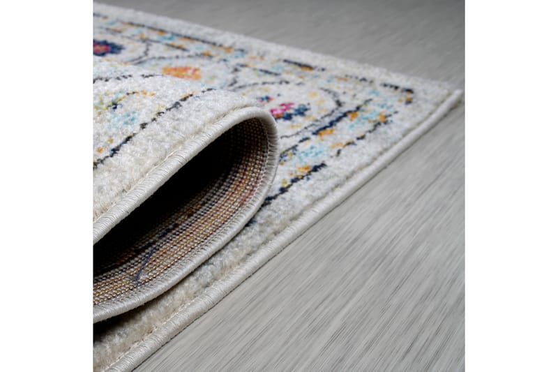 Gångmatta Vintage 100x200 Rektangulär - Vit/Grå - Textil & mattor - Matta - Modern matta - Gångmatta