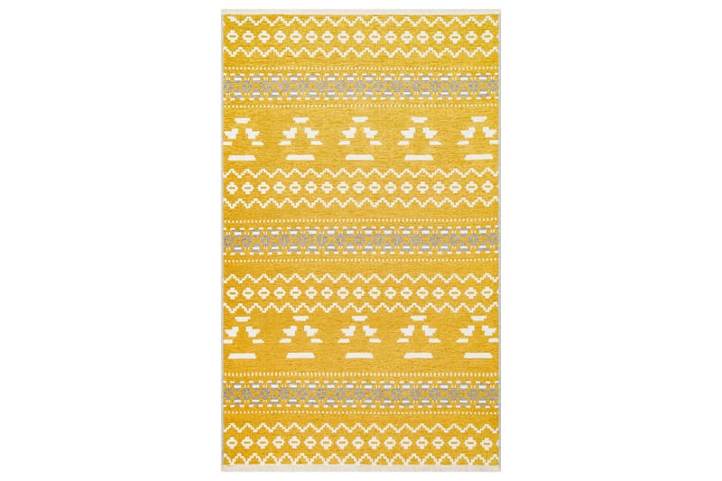 Wiltonmatta Paevesh 115x180 cm Rektangulär - Grå/Gul - Textil & mattor - Matta - Modern matta - Friezematta