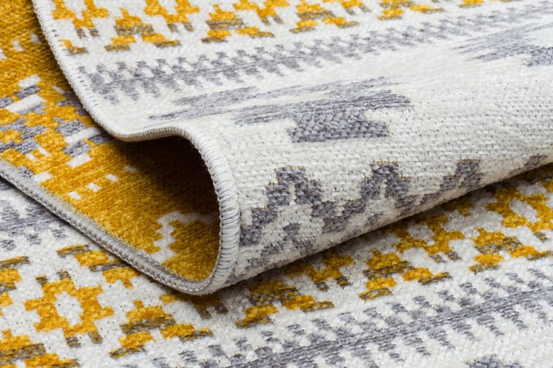 Wiltonmatta Paevesh 115x180 cm Rektangulär - Grå/Gul - Textil & mattor - Matta - Modern matta - Friezematta