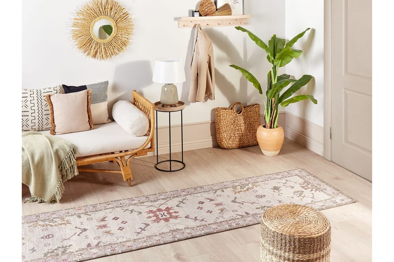 Gångmatta Yanoba 80x300 cm - Beige - Textil & mattor - Matta - Modern matta - Gångmatta