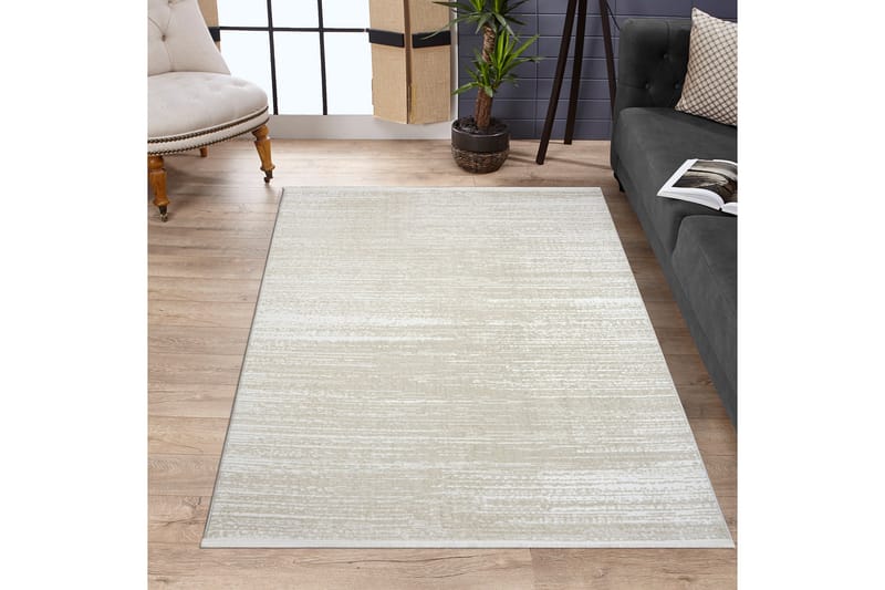 Gångmatta Yasemin 100x200 Rektangulär - Vit/Beige - Textil & mattor - Matta - Modern matta - Gångmatta