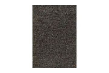 Gåsöga Ullmatta 140x200 cm Rektangulär - Svart/Vit - Textil & mattor - Matta - Modern matta - Ullmatta