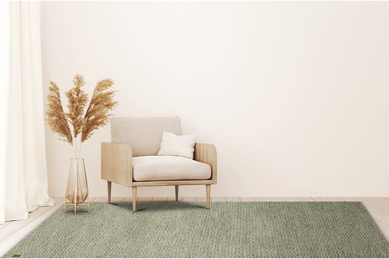 Gåsöga Ullmatta 200x300 cm Rektangulär - Grön - Textil & mattor - Matta - Modern matta - Ullmatta