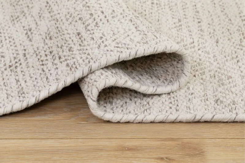 Gåsöga Ullmatta 240x340 cm Rektangulär - Beige - Textil & mattor - Matta - Modern matta - Ullmatta